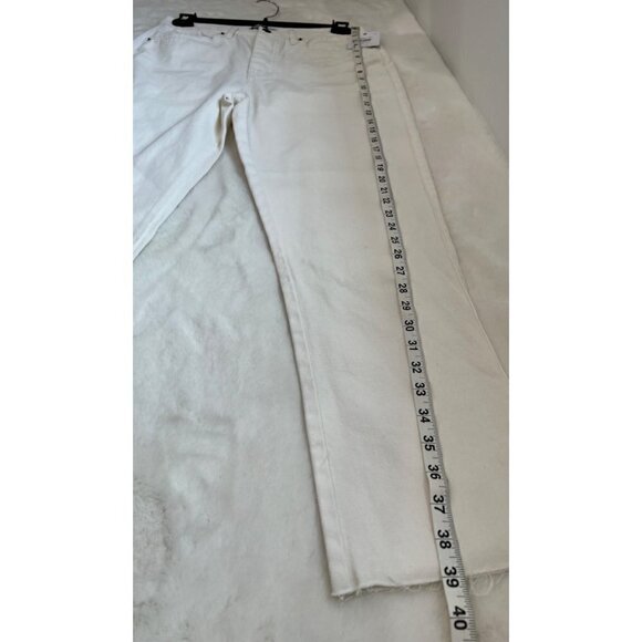 NWT O'NEILL Size 30 Benatar Straight Leg Jean In White 100% Cotton MSRP $70 - Picture 5 of 12